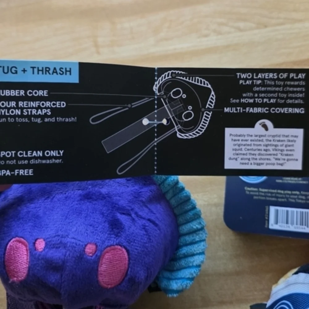 Barkbox Karen Kracken Octopus Large Dog Toy (DGT5)